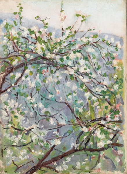 Artist Arthur Studd (1863 - 1919): Blossom, circa 1900