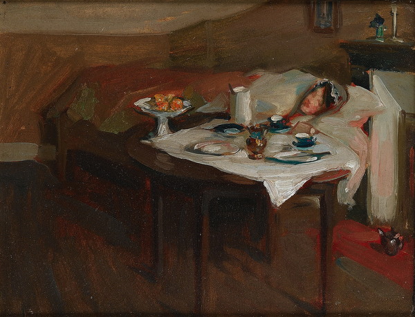 Artist Alexander Jamieson: The Artists Wife, Biddy Macdonald, c.1907