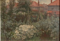 Artist Percy Horton: Suburban Garden - 1921